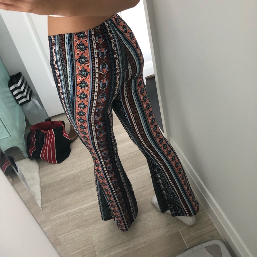 Printed Soft Flare Pants